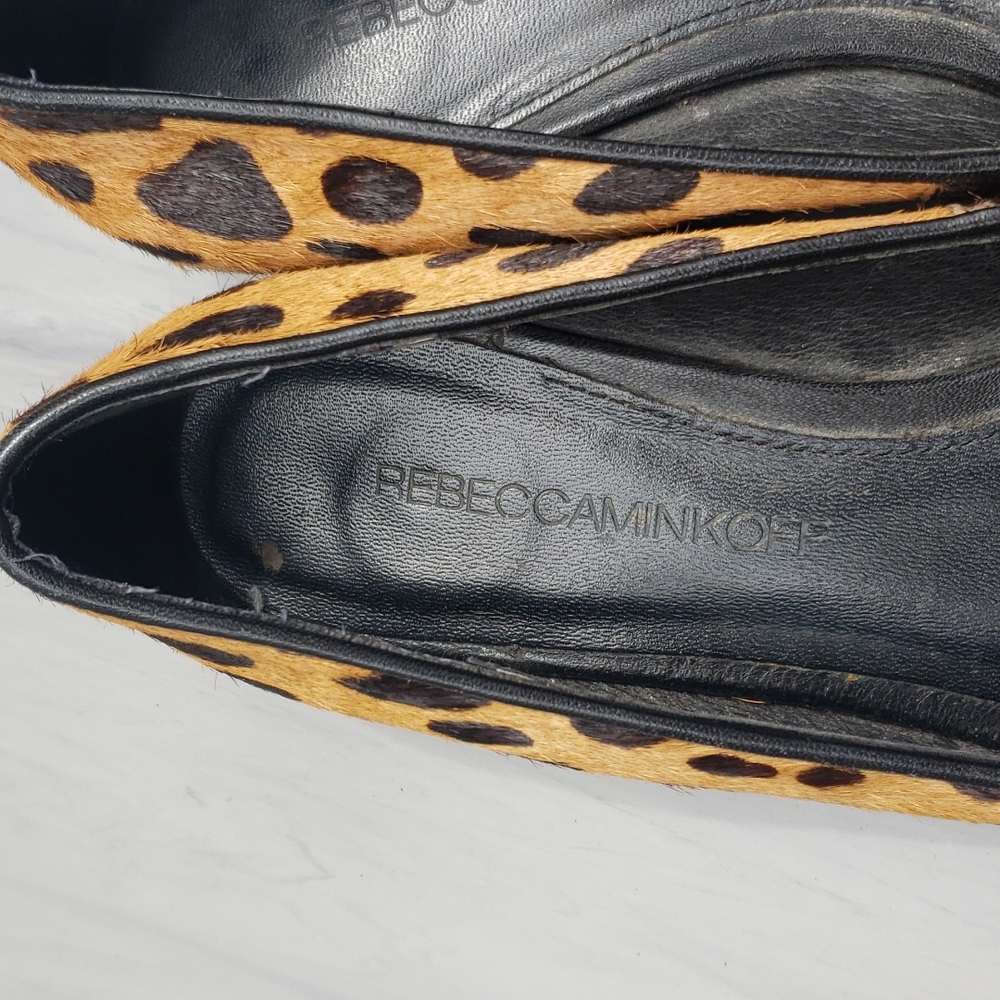 Rebecca Minkoff calf hair animal print loafers - Picture 7 of 14